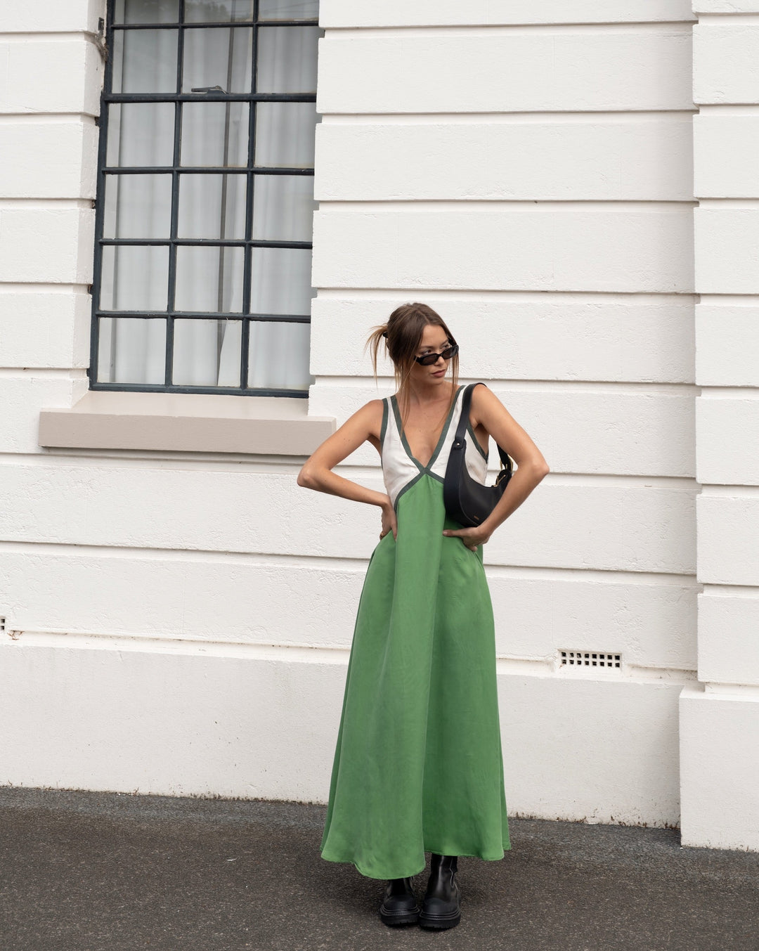 Helena - Contrast Maxi Dress