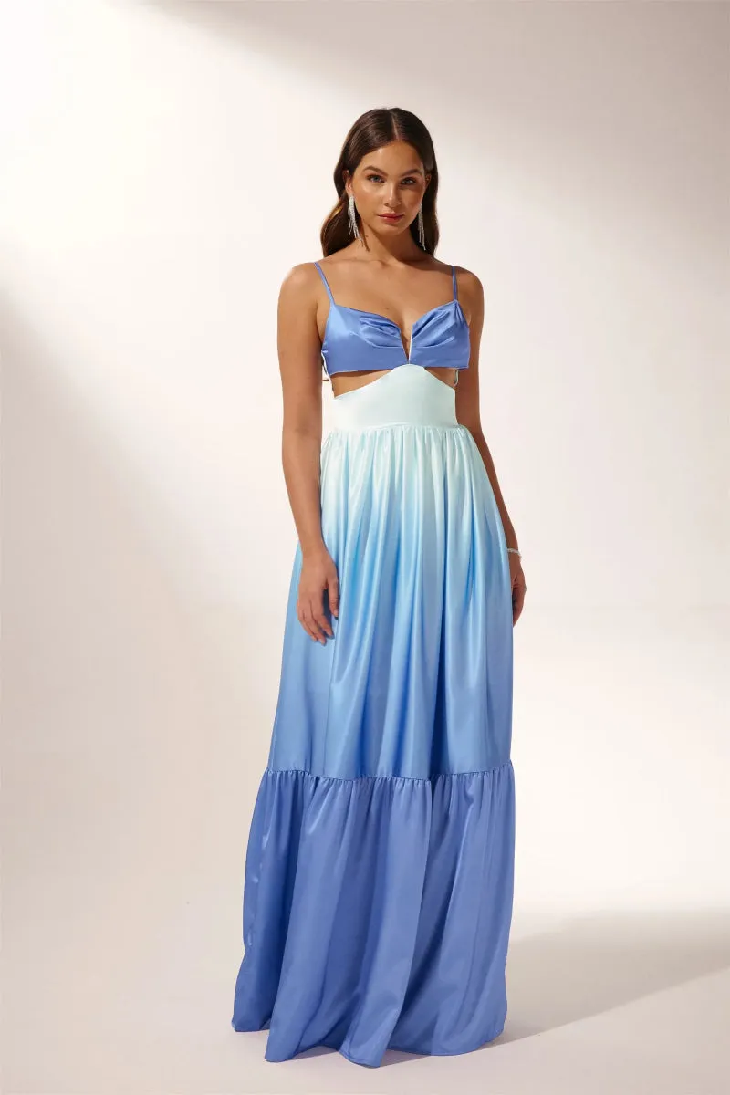 Freya - Cut-Out Maxi Slip Dress