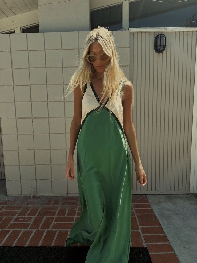 Helena - Contrast Maxi Dress